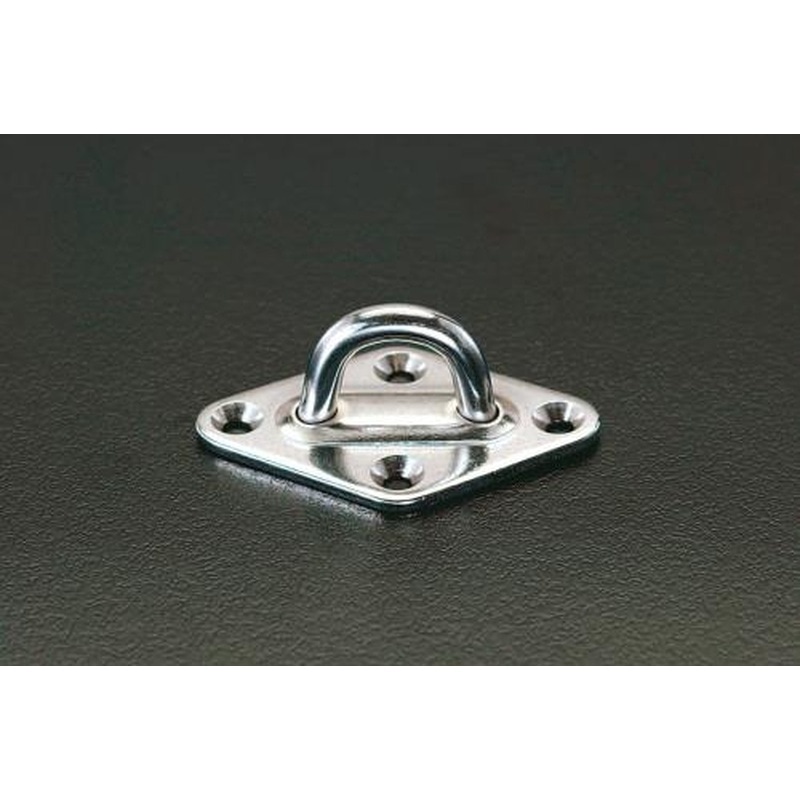 エスコ EA638M-32 6mmアイプレート(ステンレス製) 1個（ご注文単位1個）【直送品】