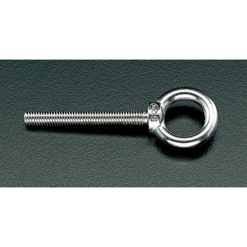 エスコ EA638BR-5 M5x50mmロングアイボルト(ステンレス製) 1個（ご注文単位1個）【直送品】