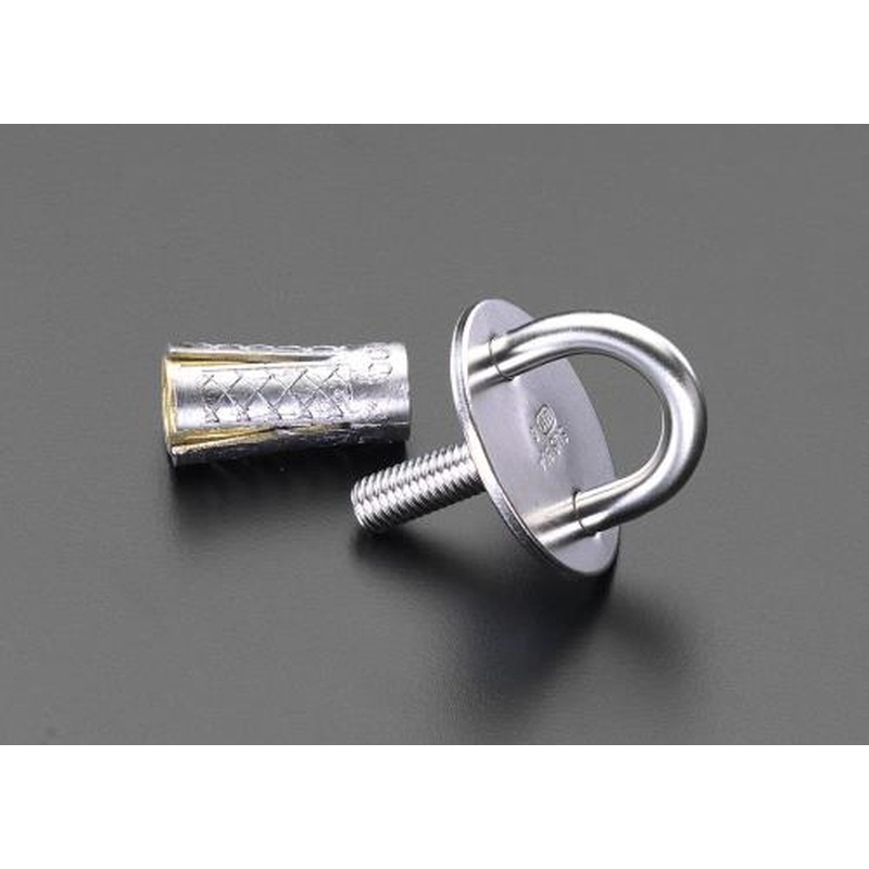 エスコ EA638MG-3 M10ラウンドアイ/アンカー付(ステンレス製) 1個（ご注文単位1個）【直送品】