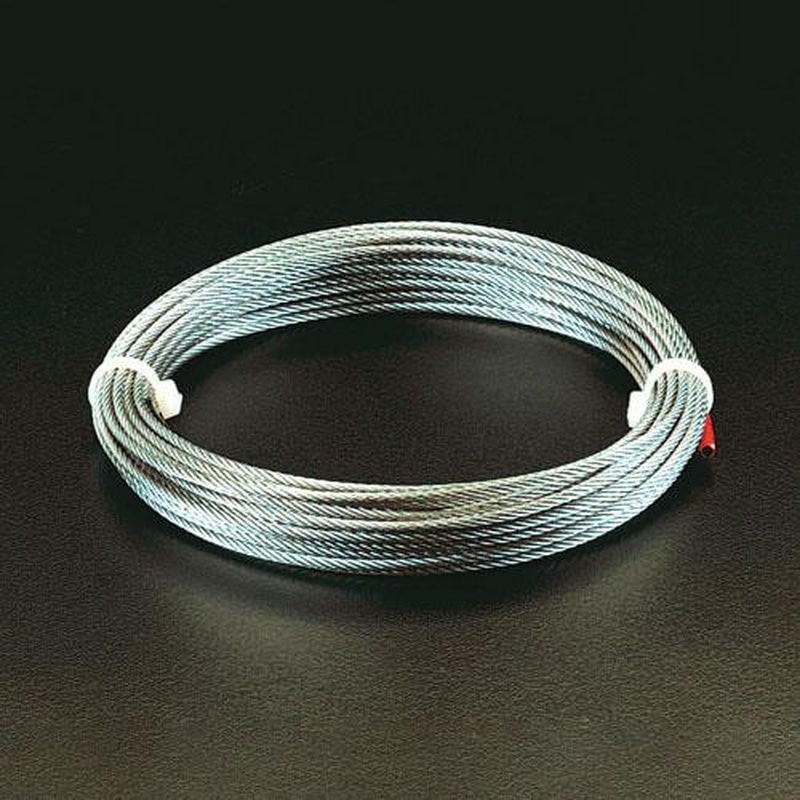 エスコ EA628SJ-1.5 1.5mmx30m/7x7ワイヤーロープ(ステンレス製) 1個（ご注文単位1個）【直送品】