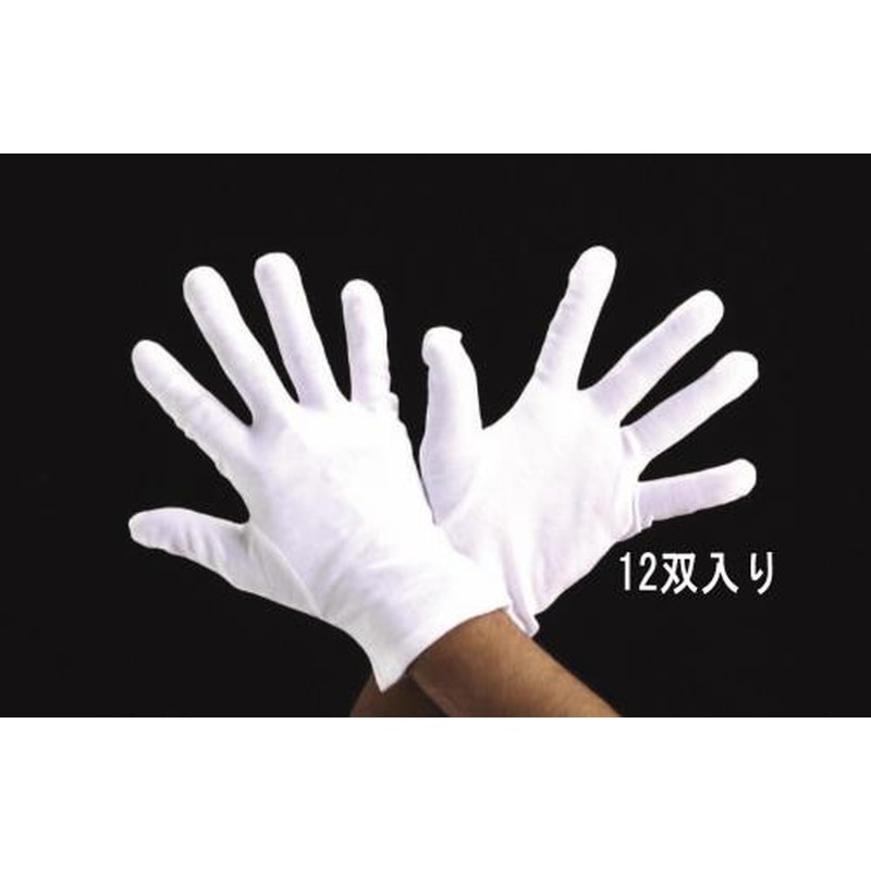 エスコ EA354AA-52[M]手袋(薄手・綿/12双) 1個（ご注文単位1個）【直送品】