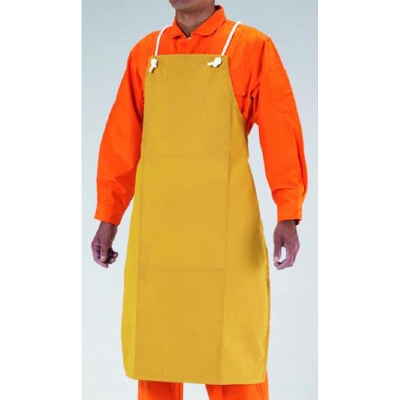 エスコ EA355K-10 63x93cmエプロン(難燃・耐熱/ザイロン) 1個（ご注文単位1個）【直送品】