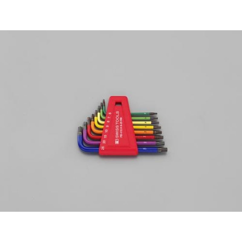 エスコ EA573MC-100 T6-T25/8本組［Torx]キーレンチ 1個（ご注文単位1個）【直送品】