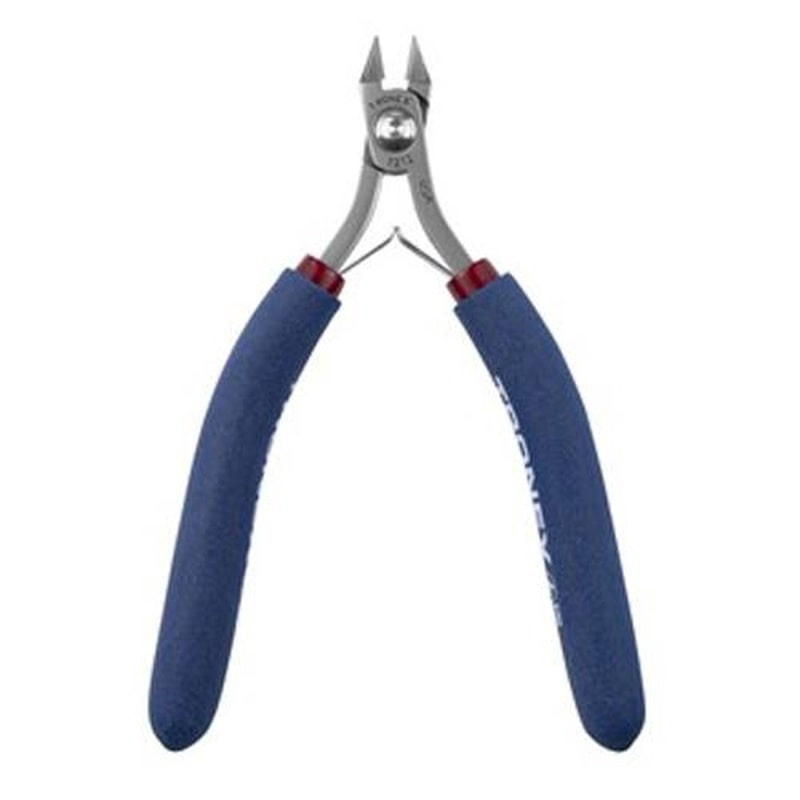 エスコ EA535TH-2 140mm精密用ニッパー(フラッシュ/ESD) 1個(ご注文単位1個)【直送品】