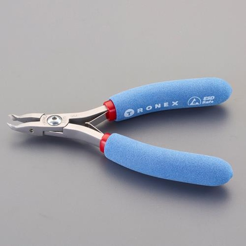 エスコ EA535TL-2 125mm精密用ニッパー(フラッシュ/ESD/5.6mm) 1個(ご注文単位1個)【直送品】