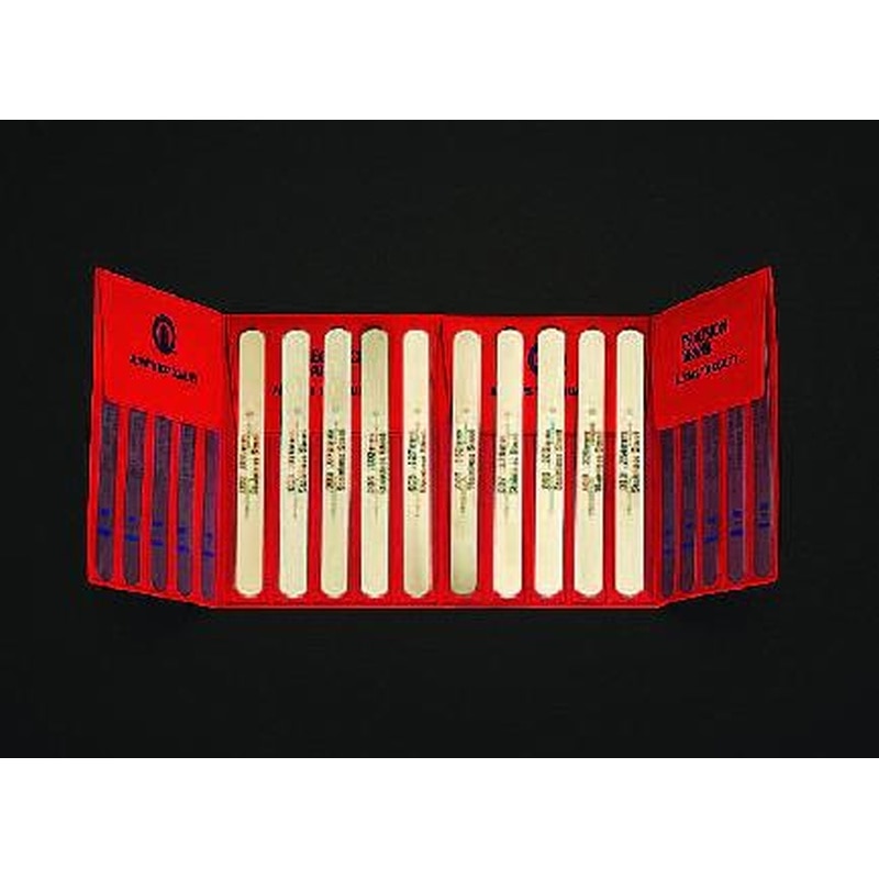 エスコ EA725RB-10 125mm/20枚組シクネスゲージ(ステンレス製) 1個（ご注文単位1個）【直送品】