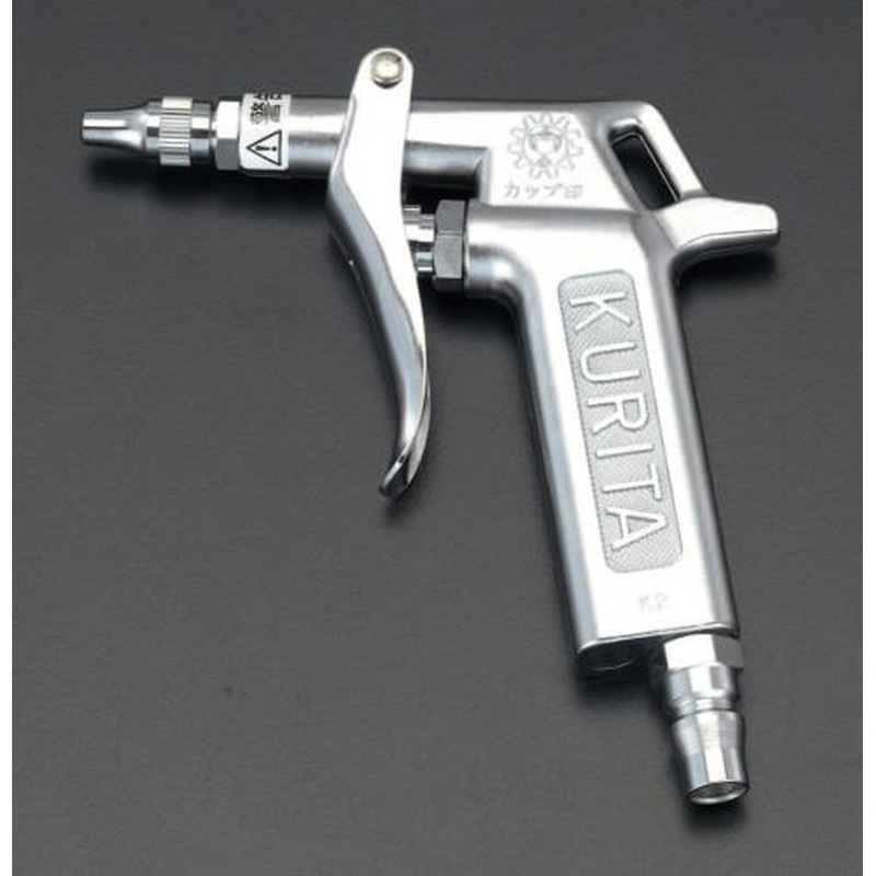 エスコ EA123AE-1A 2.0mm穴エアーブローガン(流量調整付・プラグ付) 1個（ご注文単位1個）【直送品】