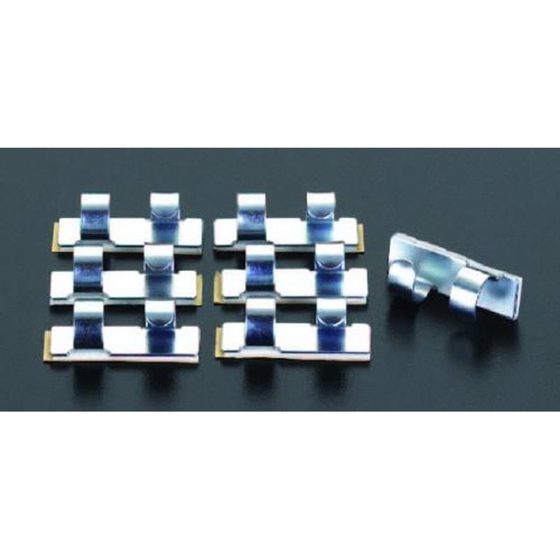 エスコ EA947FA-22 3-5mm丸型コードクリップ(粘着/7個) 1個（ご注文単位1個）【直送品】