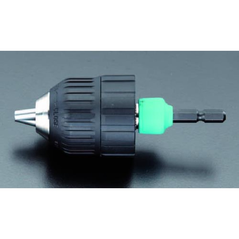 エスコ EA801-7 10mmドリルチャック(キーレス/六角軸) 1個（ご注文単位1個）【直送品】