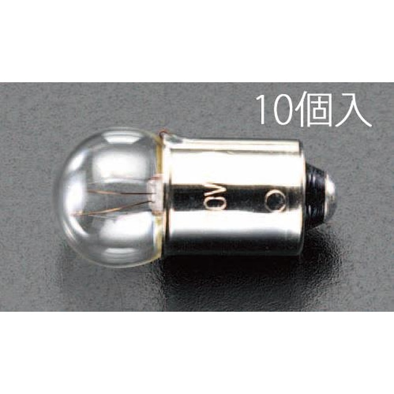 エスコ EA758ZA-14 30V/1.0W/BA9Sパイロット球(10個) 1個（ご注文単位1個）【直送品】