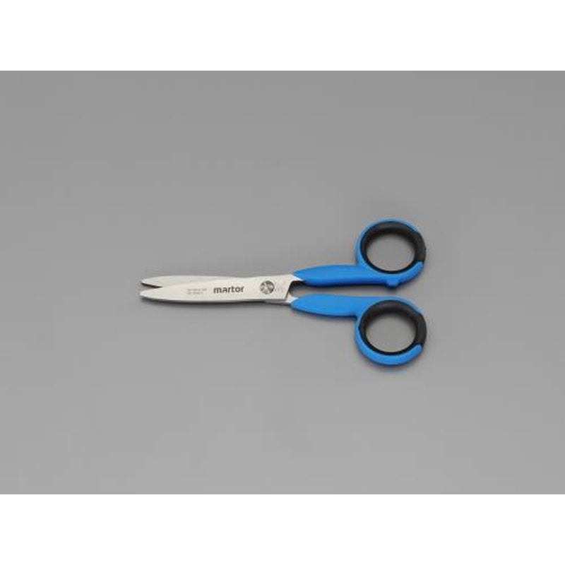 エスコ EA540GM-1 134mmはさみ・クラフト(セーフティ/ステンレス製) 1個（ご注文単位1個）【直送品】