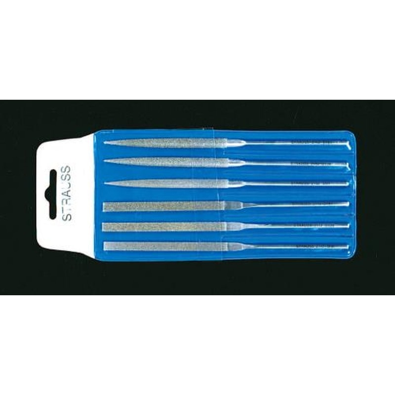 エスコ EA826VJ-8 140mmダイヤモンド鑢(平・半丸・6本組/粗・中・細) 1個(ご注文単位1個)【直送品】