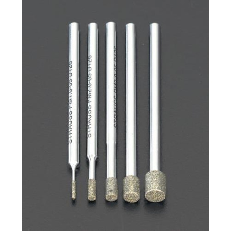 エスコ EA819SY-31 5本組ダイヤモンドバー(3mm軸) 1個（ご注文単位1個）【直送品】