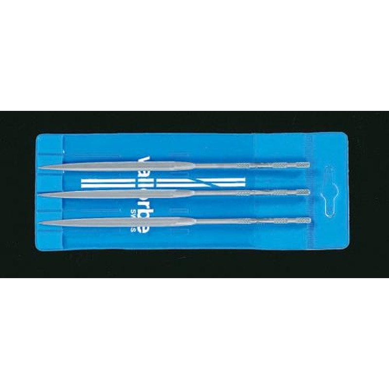 エスコ EA521VL-2 160mm精密やすり(半丸・3本組/粗・中・細目) 1個（ご注文単位1個）【直送品】