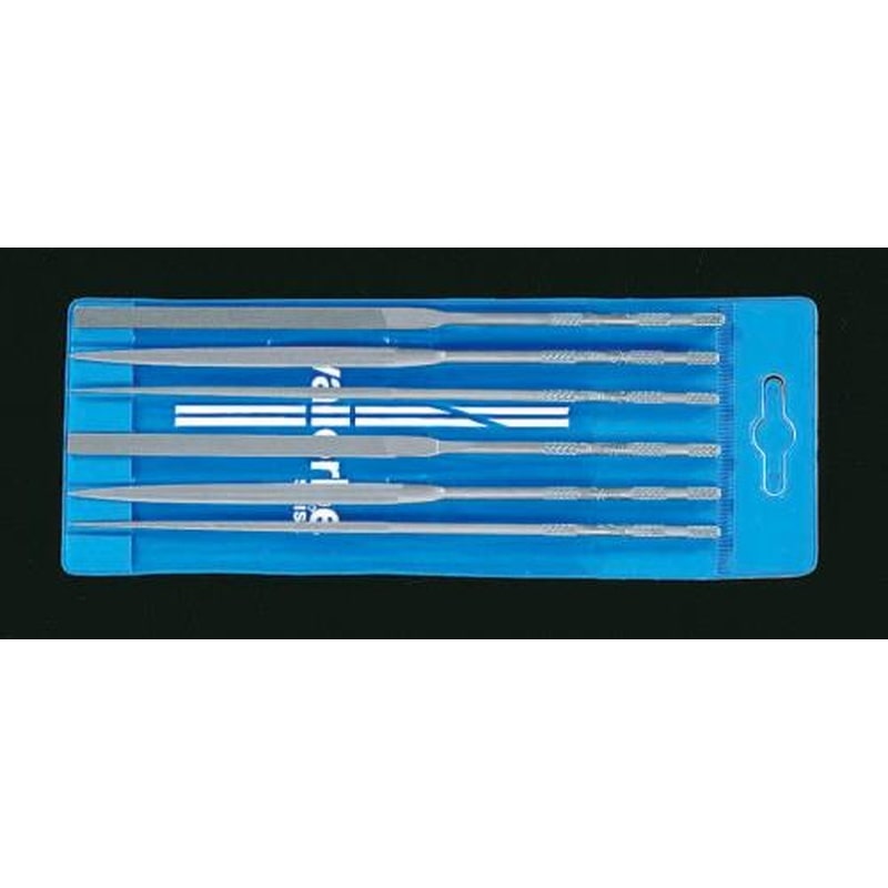 エスコ EA521VL-6 160mm精密やすり(平・半丸・丸-6本/粗・油目) 1個（ご注文単位1個）【直送品】