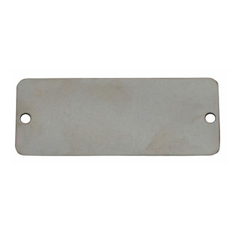 エスコ EA591HD-22 16x64mmタグブランク(ステンレス長四角/10枚) 1個（ご注文単位1個）【直送品】