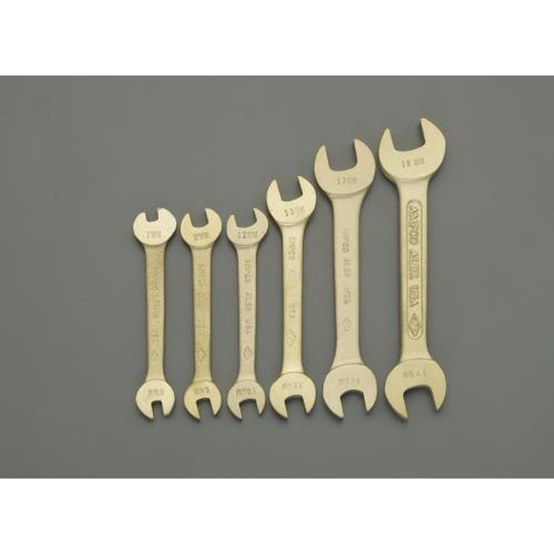 エスコ EA642LD 6本組両口スパナ(ミリ/ノンスパーキング) 1個（ご注文単位1個）【直送品】