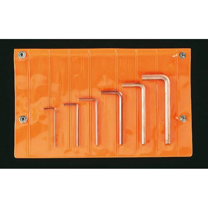 エスコ EA642LS 6本組六角棒レンチ(メトリック・ノンスパーキング) 1個（ご注文単位1個）【直送品】