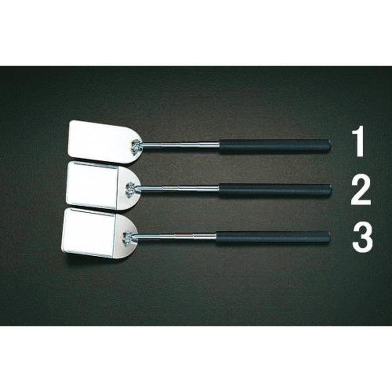 エスコ EA724CH-3 50x95mm/165-698mmミラー(伸縮型/ステンレス製) 1個（ご注文単位1個）【直送品】