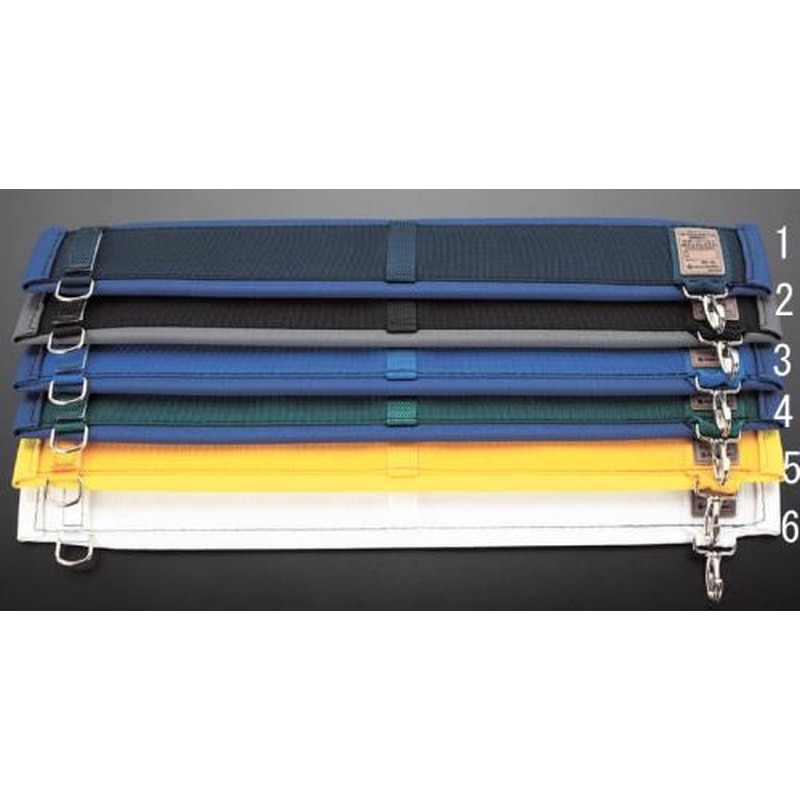 エスコ EA998FC-2 サポートベルト(黒) 1個(ご注文単位1個)【直送品】