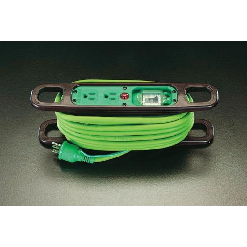 エスコ EA815GV-11 AC125V/15Ax10mコードリール(アース・ブレーカ付) 1個（ご注文単位1個）【直送品】