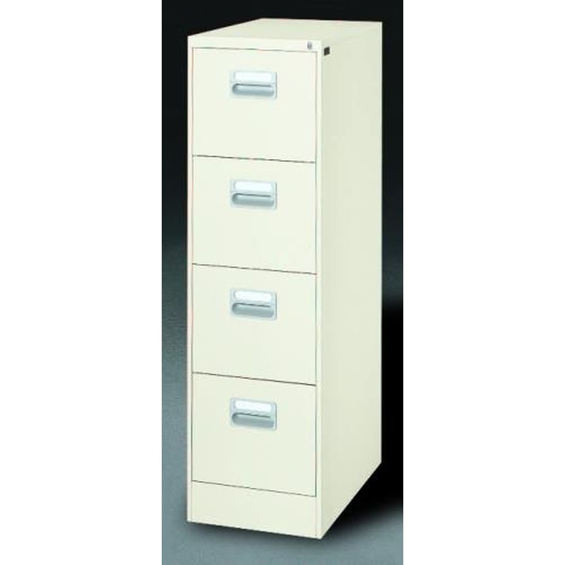 エスコ EA954DC-25 387x620x1335mm/4段(A4)キャビネット 1個（ご注文単位1個）【直送品】
