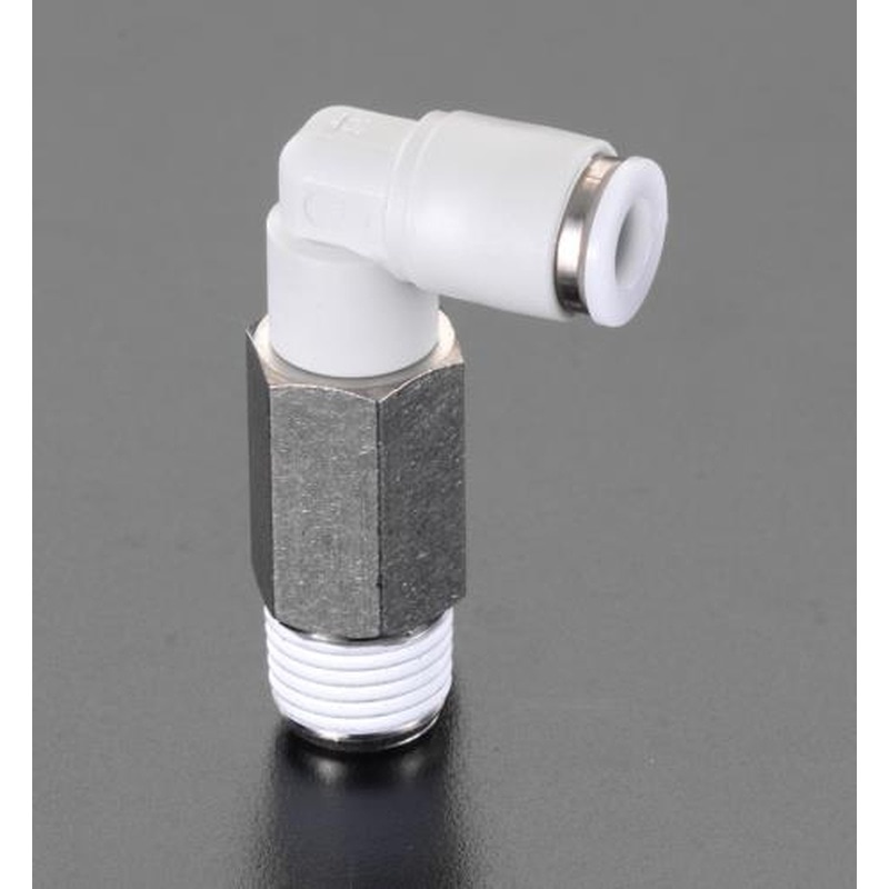 エスコ EA140HC-102 10mmxR1/4”エルボユニオン(ロング) 1個(ご注文単位1個)【直送品】