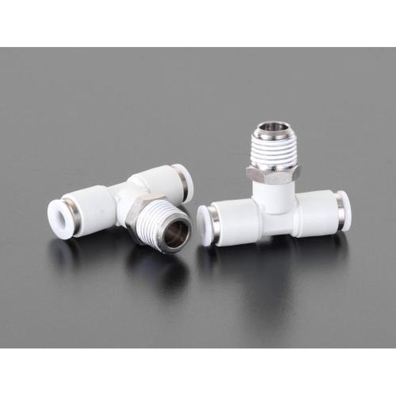 エスコ EA140HG-42 4mmxR1/4”T型ユニオン(2個) 1個（ご注文単位1個）【直送品】