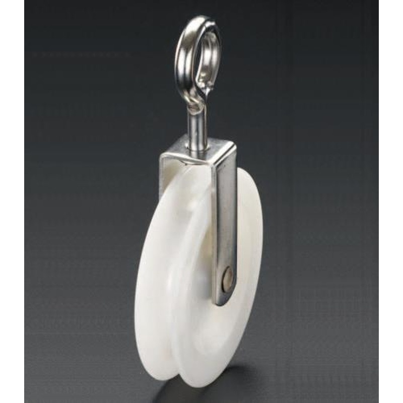 エスコ EA987HK-2 66mm/1車アイナイロンプーリー 1個（ご注文単位1個）【直送品】