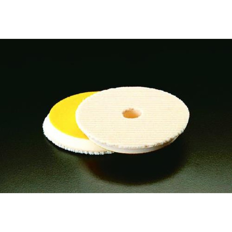 エスコ EA809ZB-5 φ170x15mm/黄磨きウールバフ(2枚) 1個(ご注文単位1個)【直送品】