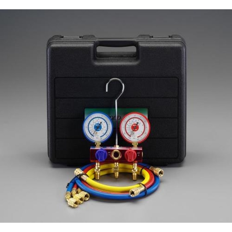 エスコ EA101TR-5B[R32・R410A]ボールバルブ式マニホールドキット 1個（ご注文単位1個）【直送品】