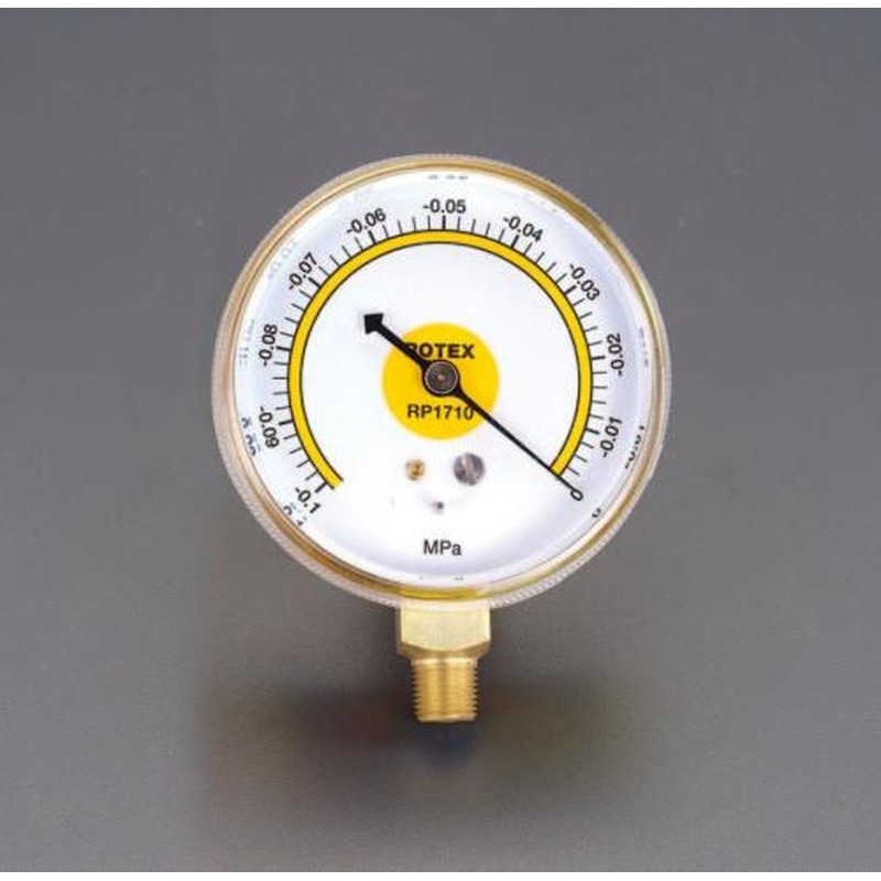 エスコ EA106BC 0~-0.1Mpa真空計 1個(ご注文単位1個)【直送品】