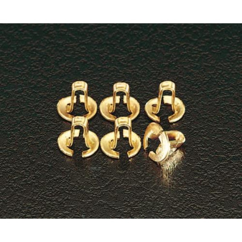 エスコ EA104Q-6 1/4”チャージングホース用むし押し(6個) 1個(ご注文単位1個)【直送品】