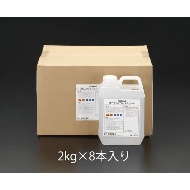 エスコ EA115-36 2.0kg強力アルミフィンクリーナー(8個) 1個（ご注文単位1個）【直送品】