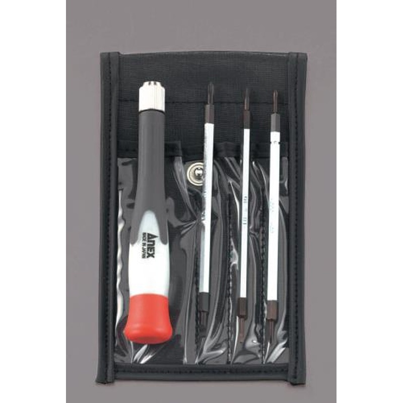 エスコ EA552EH[＋-]ドライバー(差替式精密用) 1個（ご注文単位1個）【直送品】