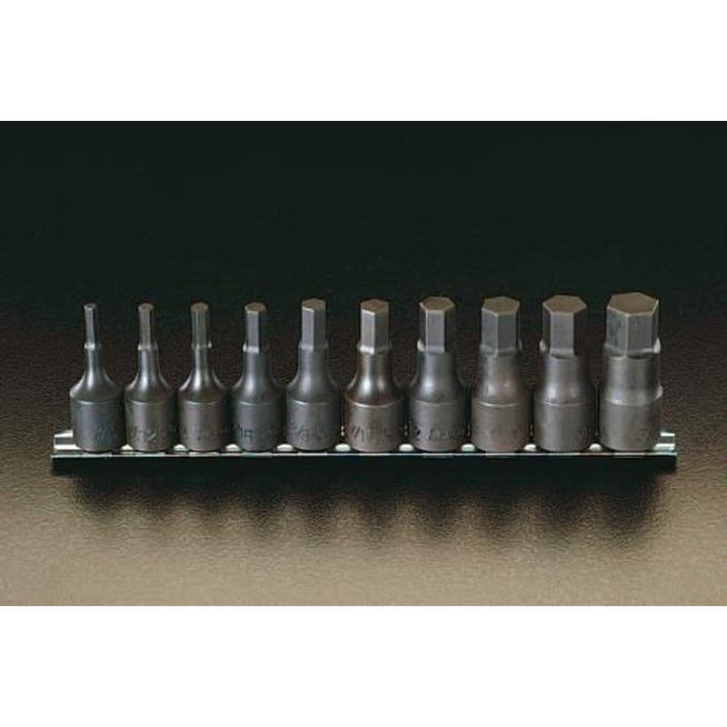 エスコ EA618CR 1/2”DR/4-19mm［INHEX]ビットソケット 1個（ご注文単位1個）【直送品】