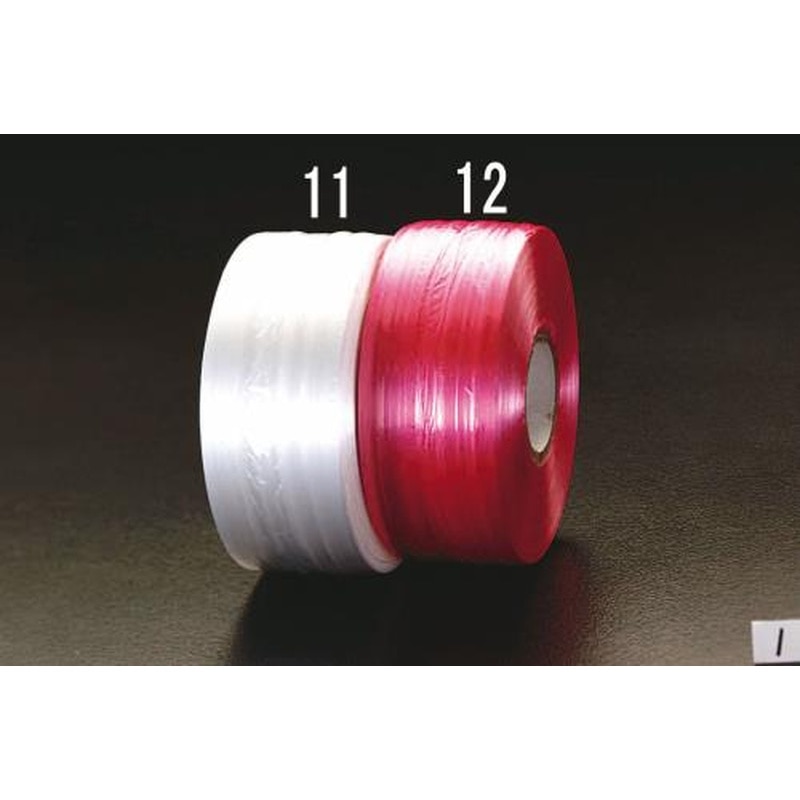 エスコ EA628PN-11 500m荷造りテープ(非粘着/白) 1個(ご注文単位1個)【直送品】