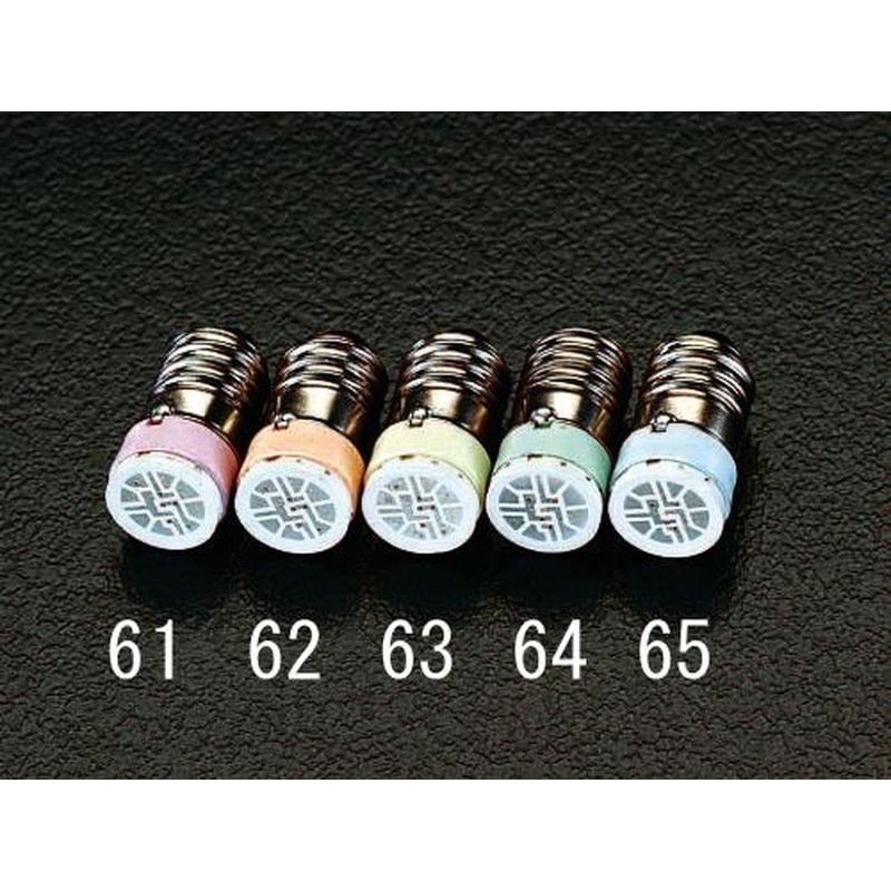 エスコ EA940DE-62 AC/DC12V/E10(23mm)LEDランプ(オレンジ) 1個(ご注文単位1個)【直送品】