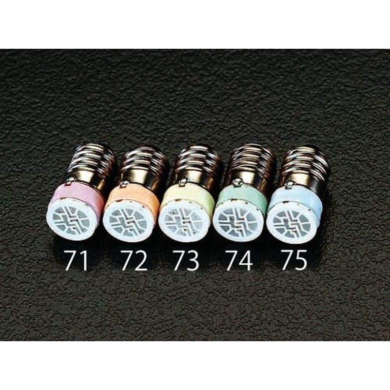 エスコ EA940DE-72 AC/DC24V/E10(23mm)LEDランプ(オレンジ) 1個(ご注文単位1個)【直送品】