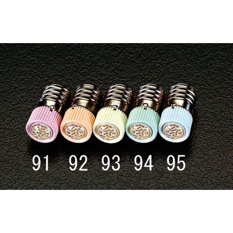 エスコ EA940DE-92 AC/DC100V/E10(22mm)LEDランプ(オレンジ) 1個（ご注文単位1個）【直送品】