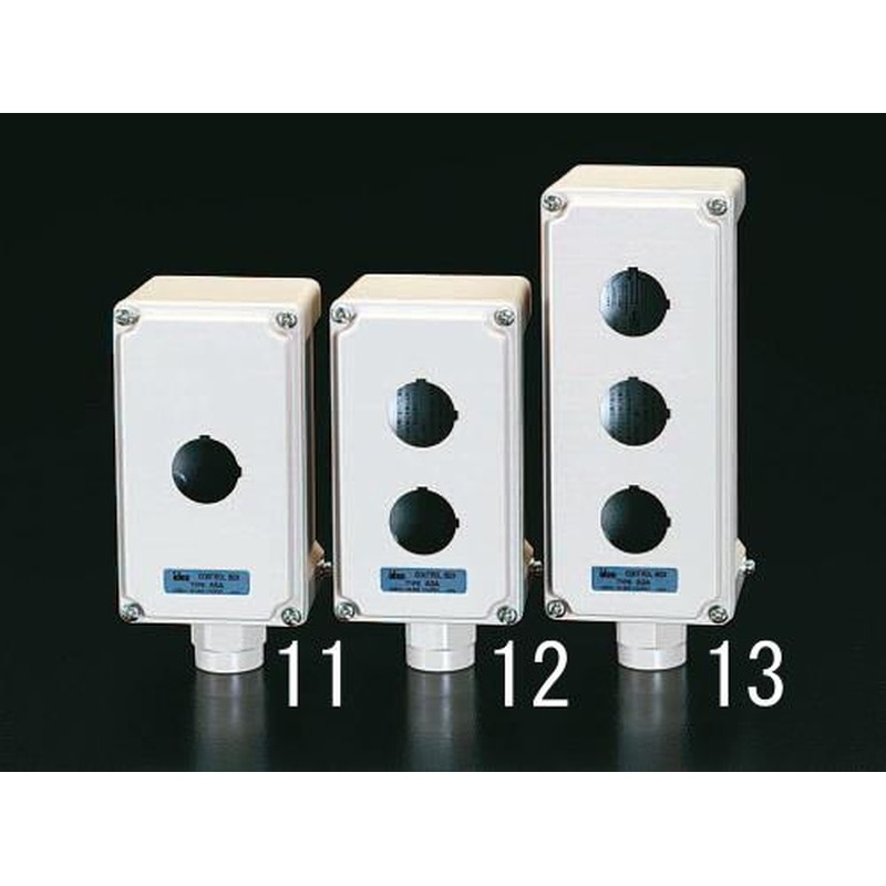 エスコ EA940DF-11 φ30mm/1点用コントロールボックス(防滴) 1個（ご注文単位1個）【直送品】