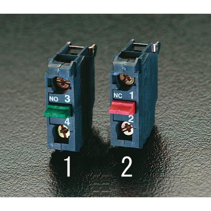 エスコ EA940DG-2 1b接点ブロック 1個（ご注文単位1個）【直送品】