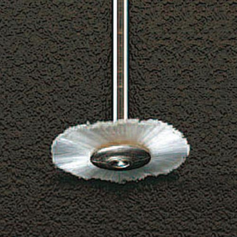 エスコ EA819AN-1 22mm/3.0mm軸平型軸付ブラシ(ナイロン) 1個(ご注文単位1個)【直送品】