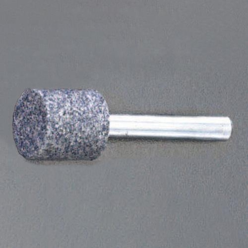エスコ EA819BF-33 10x13mm/6mm軸グレー砥石(A/WA) 1個（ご注文単位1個）【直送品】