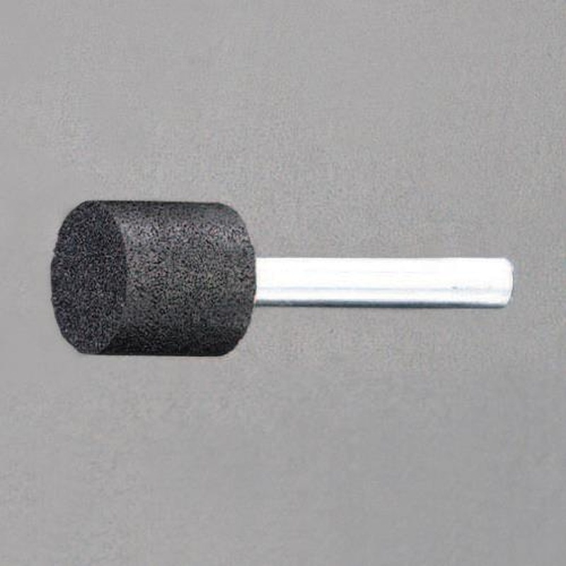 エスコ EA819BF-41 6x13mm/6mm軸ブラック砥石(A) 1個（ご注文単位1個）【直送品】