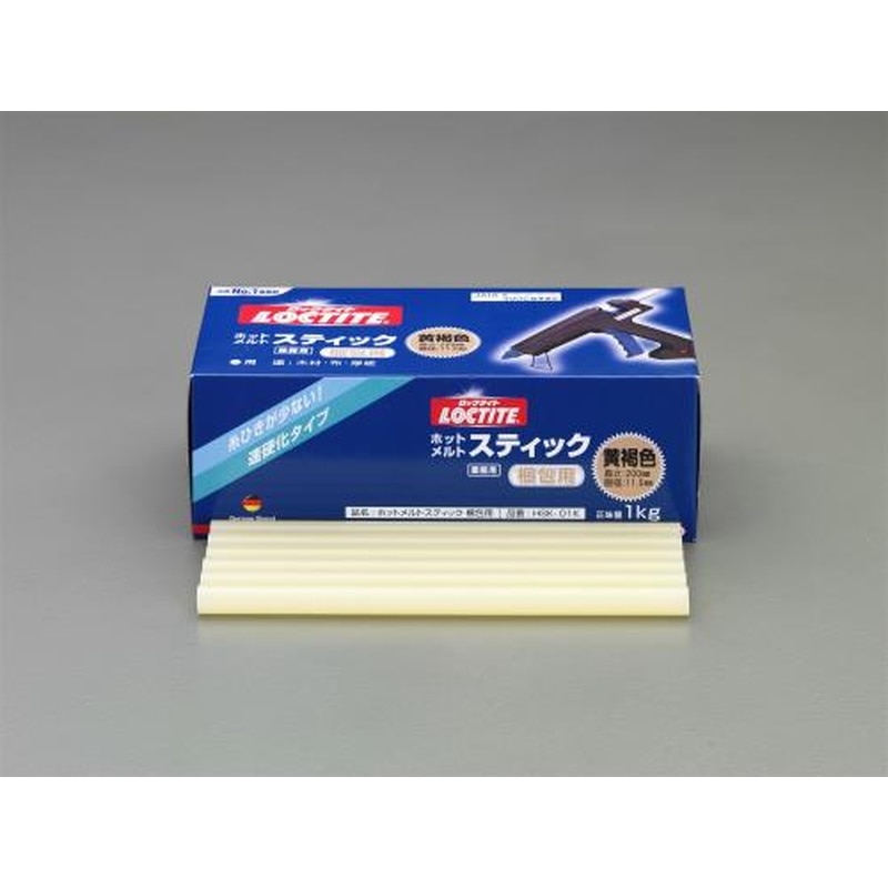 エスコ EA305HE-3 1.0kgホットメルトスティック(梱包用) 1個（ご注文単位1個）【直送品】