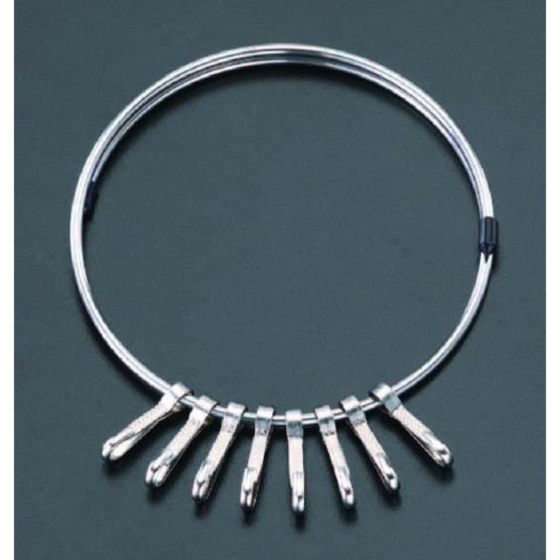 エスコ EA916ZD-50[8個用]業務用キーホルダー 1個（ご注文単位1個）【直送品】