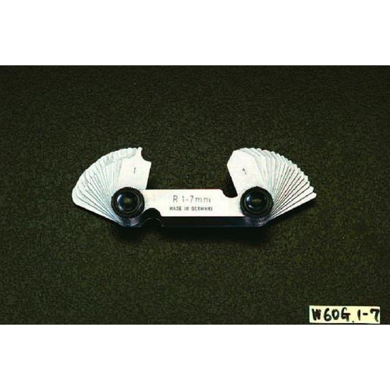 エスコ EA725SC-21 1.0-7.0R17組ラディアスゲージ 1個（ご注文単位1個）【直送品】