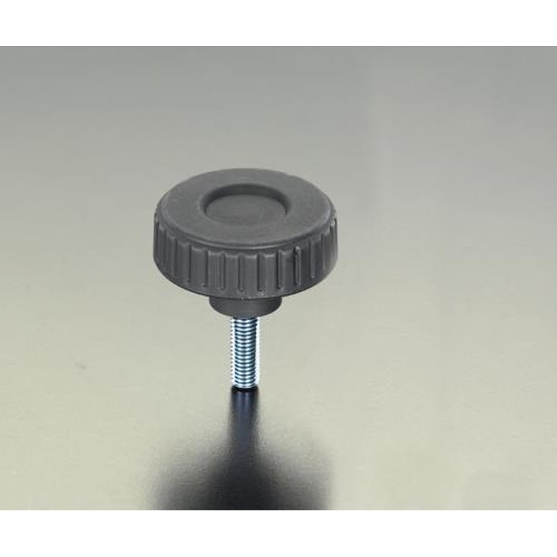 エスコ EA948AV-12 M10x30mm雄ねじディンプルノブ 1個（ご注文単位1個）【直送品】