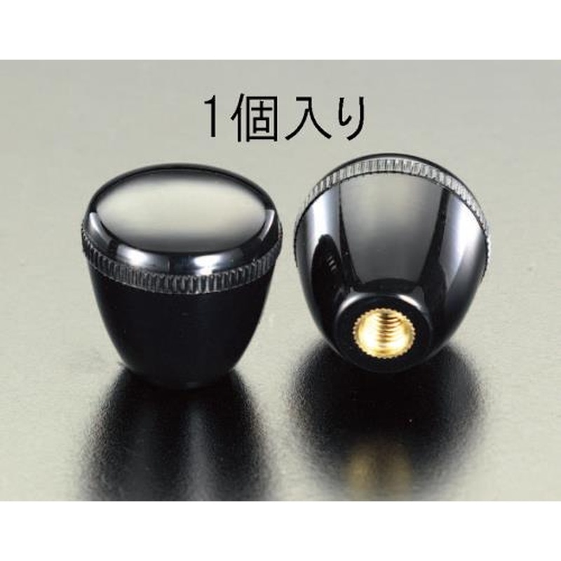 エスコ EA948BF-11 M6/25mm雌ねじグリップ 1個（ご注文単位1個）【直送品】